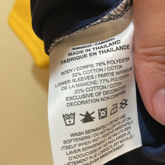 Men’s New Nike Jordan Michigan Wolverines On Field 1/4 Zip Pullover Navy CQ5698 - Picture 9 of 9